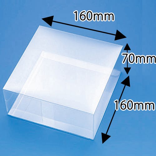 HEIKO シモジマ クリスタルBOX V-16B 10枚×10 006834000(CDC)【別送品