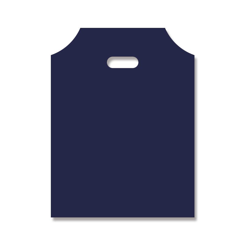 HEIKO シモジマ DXハンディバッグ SS 無地シコン 表記入 ×10 006958401(CDC)【別送品】