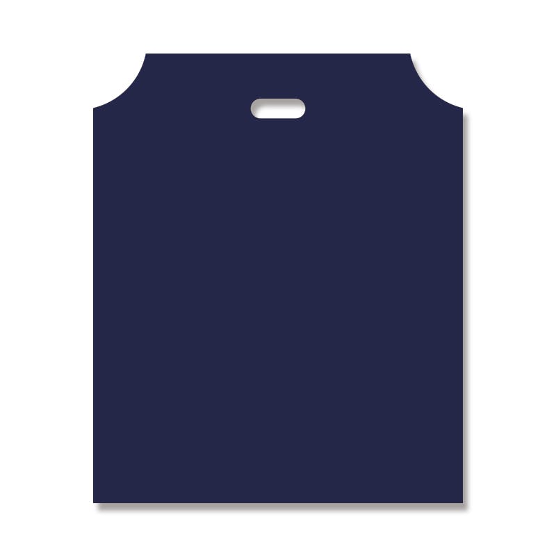 HEIKO シモジマ DXハンディバッグ M 無地シコン 表記入 ×10 006958403(CDC)【別送品】