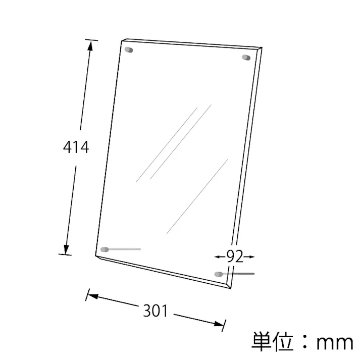 HEIKO シモジマ アクリルサインフレーム B4 1個×6 007306371(CDC)【別送品】