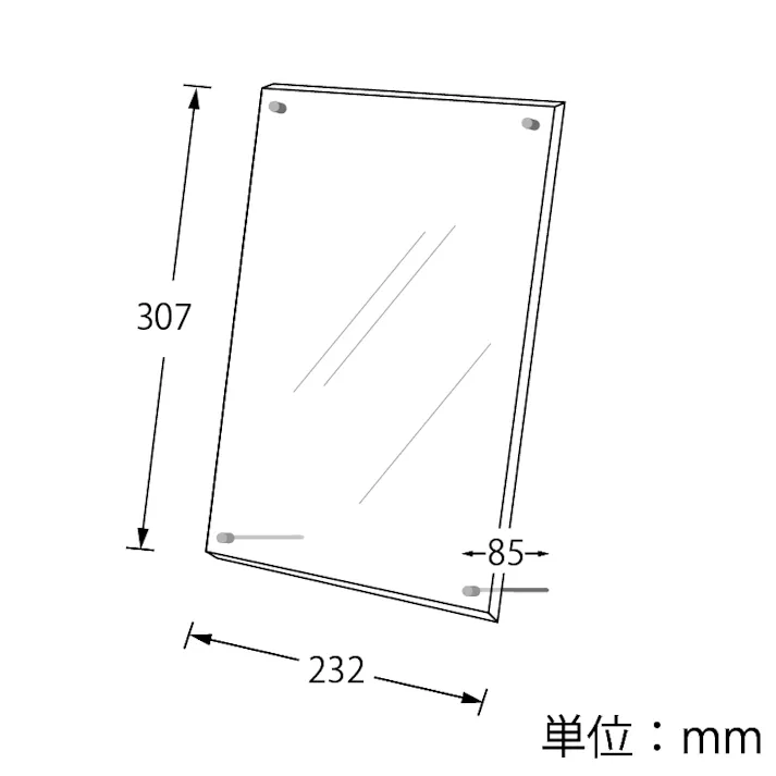 HEIKO シモジマ アクリルサインフレーム B5 1個×18 007306373(CDC)【別送品】