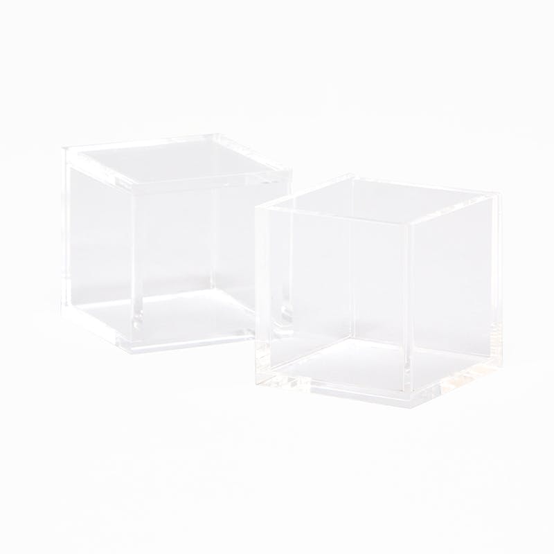 HEIKO シモジマ アクリルサイコロ 5面体 40角 1袋(2個入)×80 007307901(CDC)【別送品】