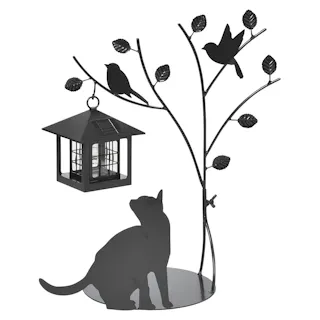 セトクラフト シルエットソーラー(Tree&Cat) SI-1954 4945119089354【ネット注文限定・別送品】