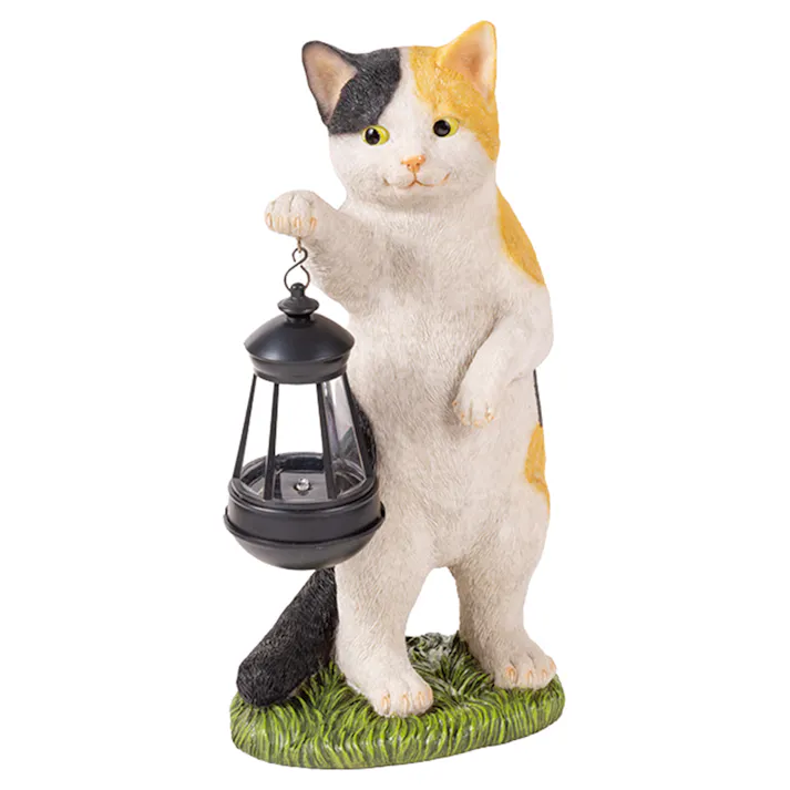 セトクラフト ソーラーオーナメント(CAT)ミケ SR-8001 4945119098394【ネット注文限定・別送品】