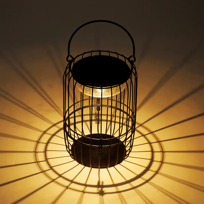 セトクラフト ソーラーランタン(ブラック) S23-0611-BK 4945119102794【ネット注文限定・別送品】