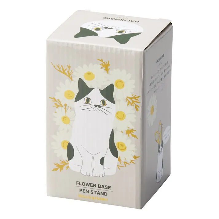 セトクラフト フラワー&ペンスタンド(ハチワレ) P22-0701【別送品】