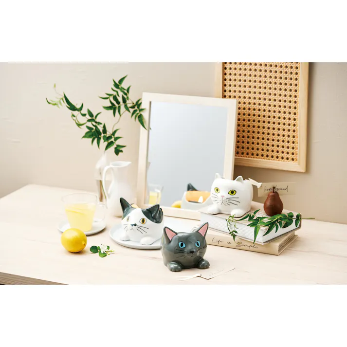 セトクラフト アロマキャット(ハチワレ) P23-0761【別送品】