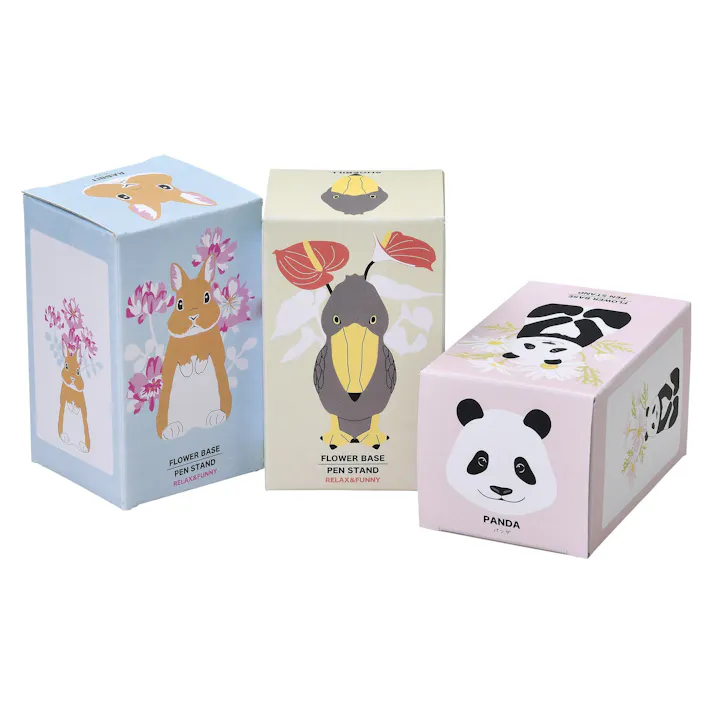 セトクラフト フラワー&ペンスタンド(パンダ) 6個セット P23-0795-6【別送品】