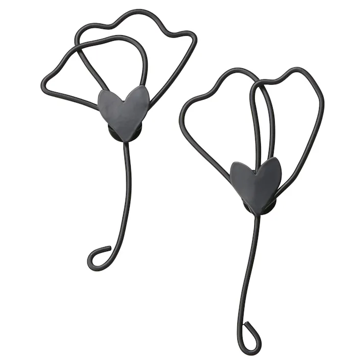 セトクラフト ウォールデコ(花)彩フラック2P S24-0695-BK【別送品】