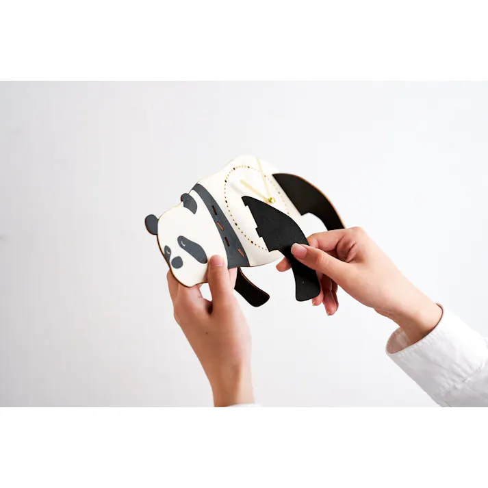 セトクラフト クロックパズル(パンダ) W24-0031【別送品】