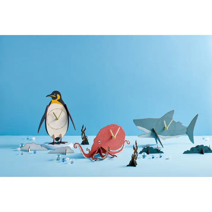 セトクラフト クロックパズル(ペンギン) W24-0034【別送品】