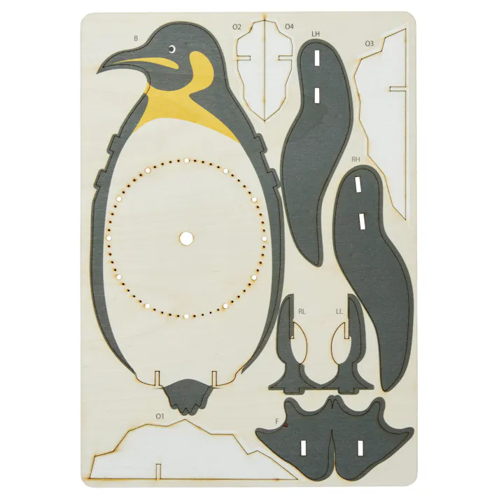 セトクラフト クロックパズル(ペンギン) W24-0034【別送品】