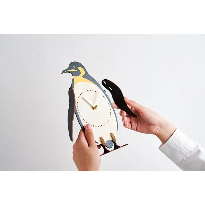 セトクラフト クロックパズル(ペンギン) W24-0034【別送品】