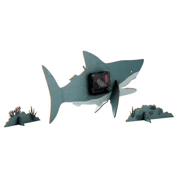 セトクラフト クロックパズル(ホオジロザメ) 6個セット W24-0035-6【別送品】