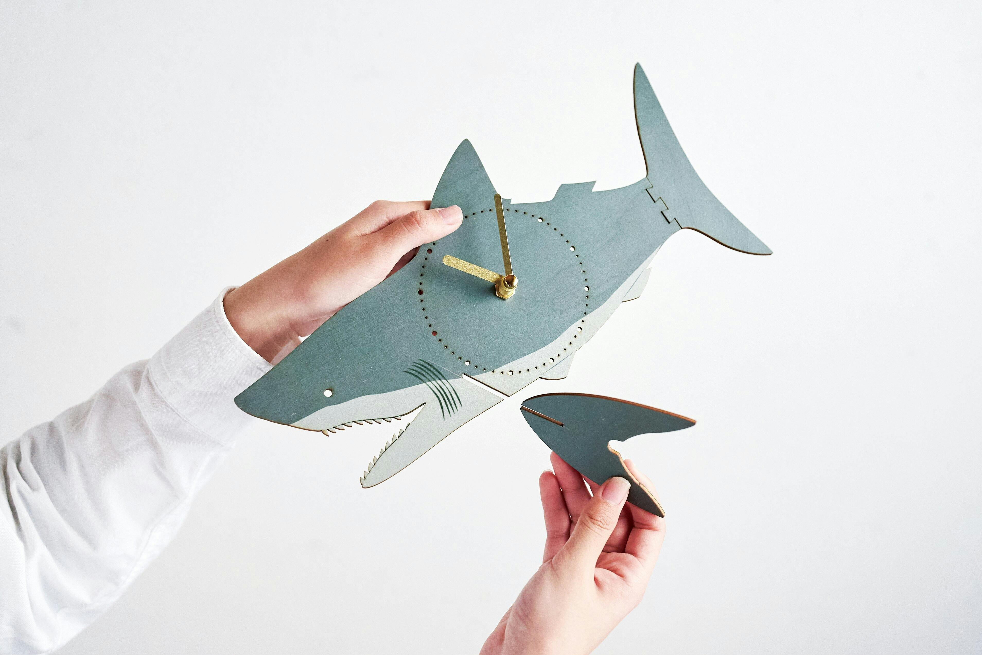 セトクラフト クロックパズル(ホオジロザメ) 6個セット W24-0035-6