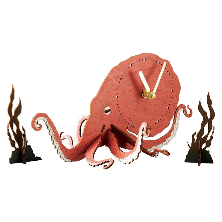 セトクラフト クロックパズル(ミズダコ) 6個セット W24-0036-6【別送品】