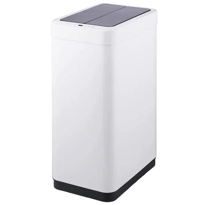 EKOJAPAN EKO ファントム X センサービン 45L インナーなし ホワイト EK9261P-45L-WH ごみ箱 ゴミ箱自動開閉 45L センサー式 アルカリ電池式 単3×6本 インナーリング付 6951800605862【別送品】