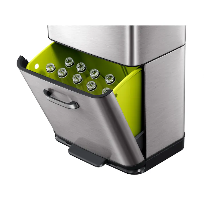 EKOJAPAN EKO ヒマラヤ センサービン 35L+25L ダークステンレススチール EK9339XGMT-35L+25L ごみ箱 ゴミ箱自動開閉 上段35L+下段25L センサー式 アルカリ電池式 単3×4本 上下段インナーボックス付 6951800606647【別送品】