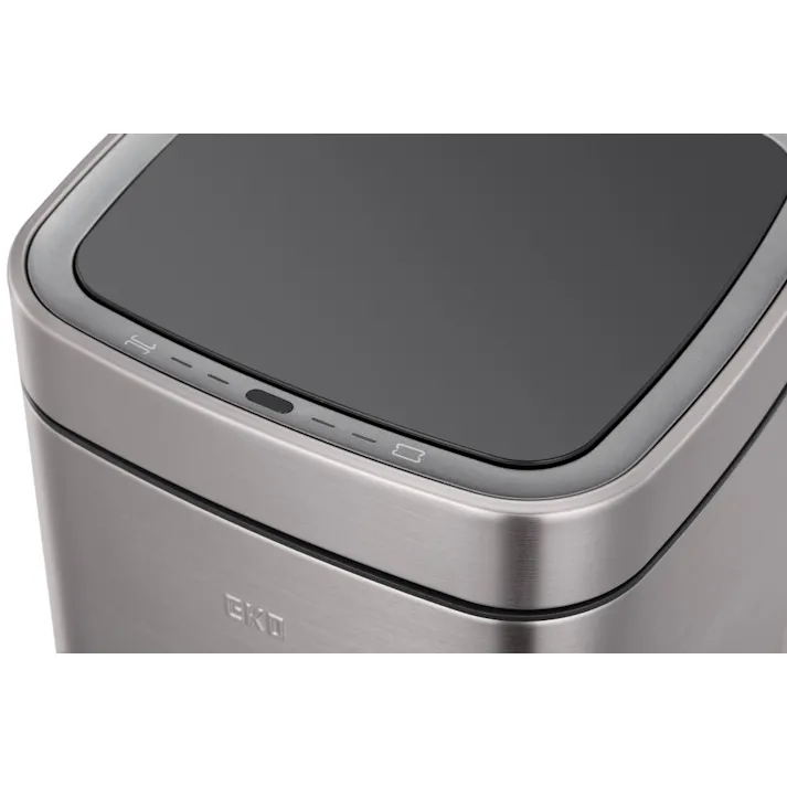 EKOJAPAN EKO エコスマートX センサービン 6L シルバー EK9252RGMT-6L ごみ箱 ゴミ箱自動開閉 センサー式6L USB充電式B インナーボックス付き 6951800613775【別送品】