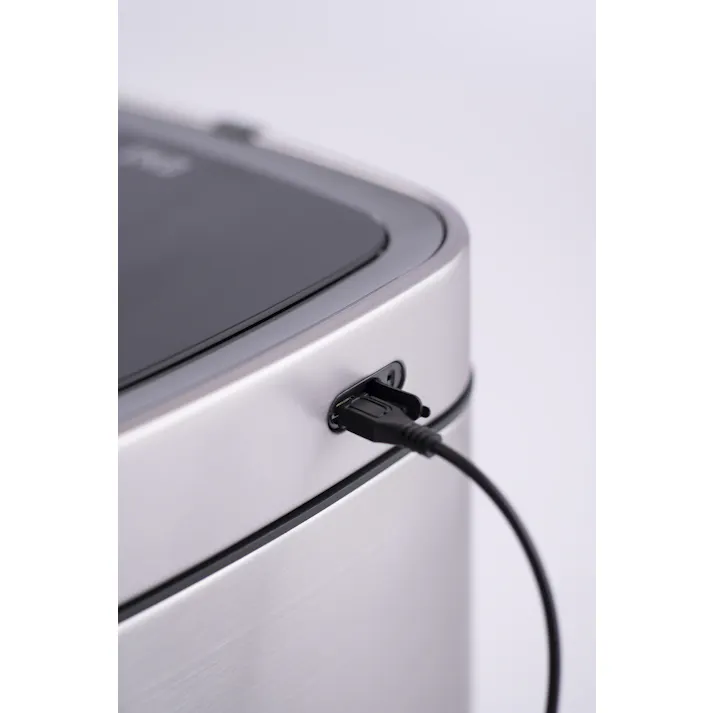 EKOJAPAN EKO エコスマートX センサービン 6L シルバー EK9252RGMT-6L ごみ箱 ゴミ箱自動開閉 センサー式6L USB充電式B インナーボックス付き 6951800613775【別送品】