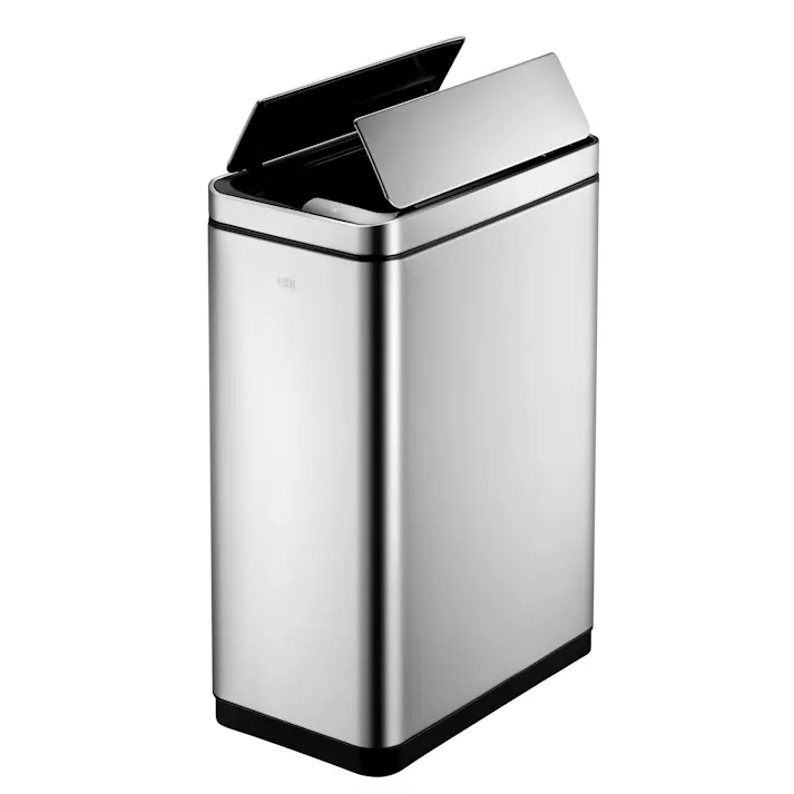 EKOJAPAN EKO デラックスファントム センサービン 45L シルバー EK9287MT-45L ごみ箱 ゴミ箱自動開閉 センサー式45L 両開き アルカリ電池式 単3×6本 インナーボックス付 6951800656123【別送品】