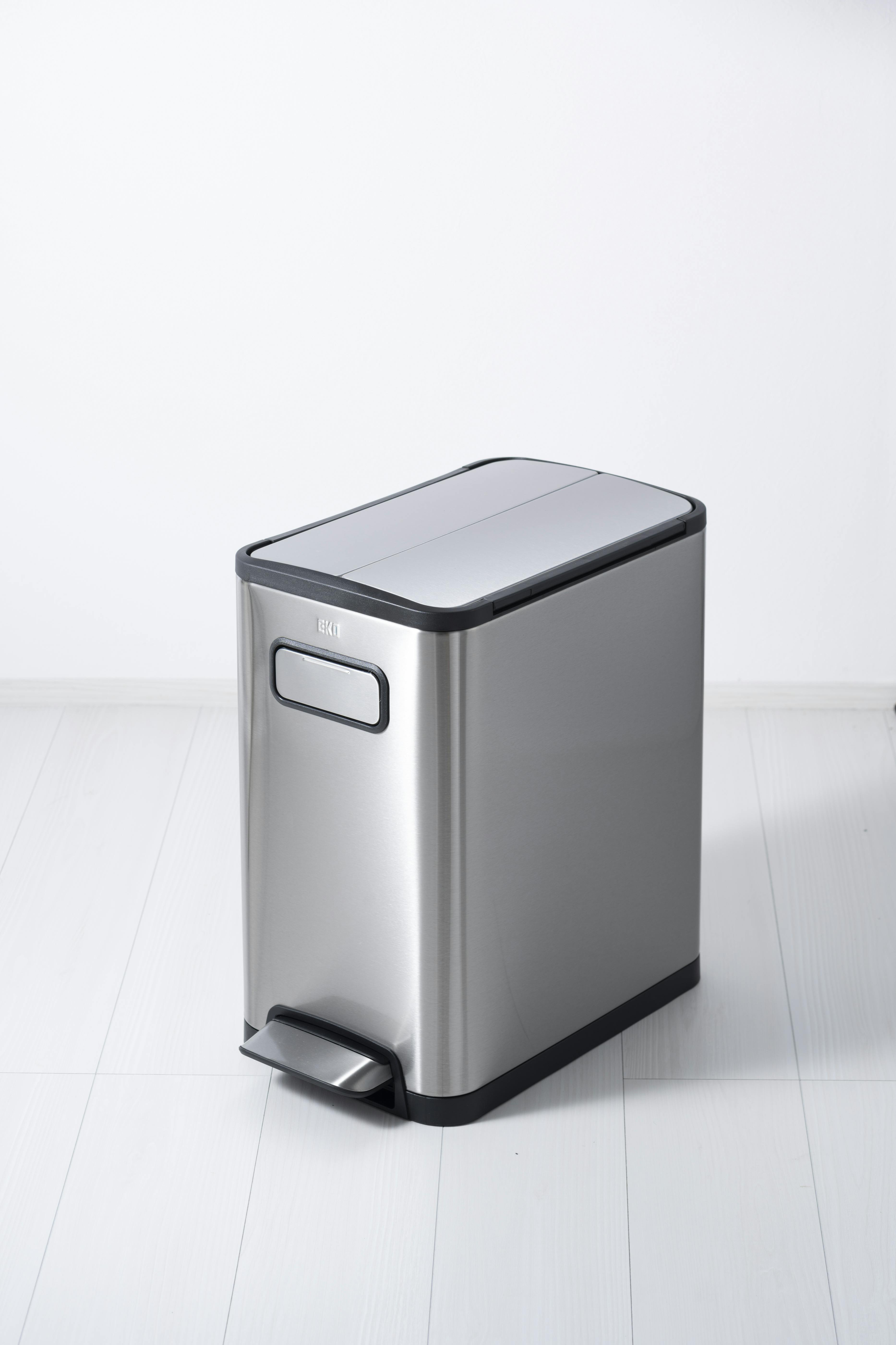 EKOJAPAN EKO エコフライ ステップビン 20L シルバー EK9377MT