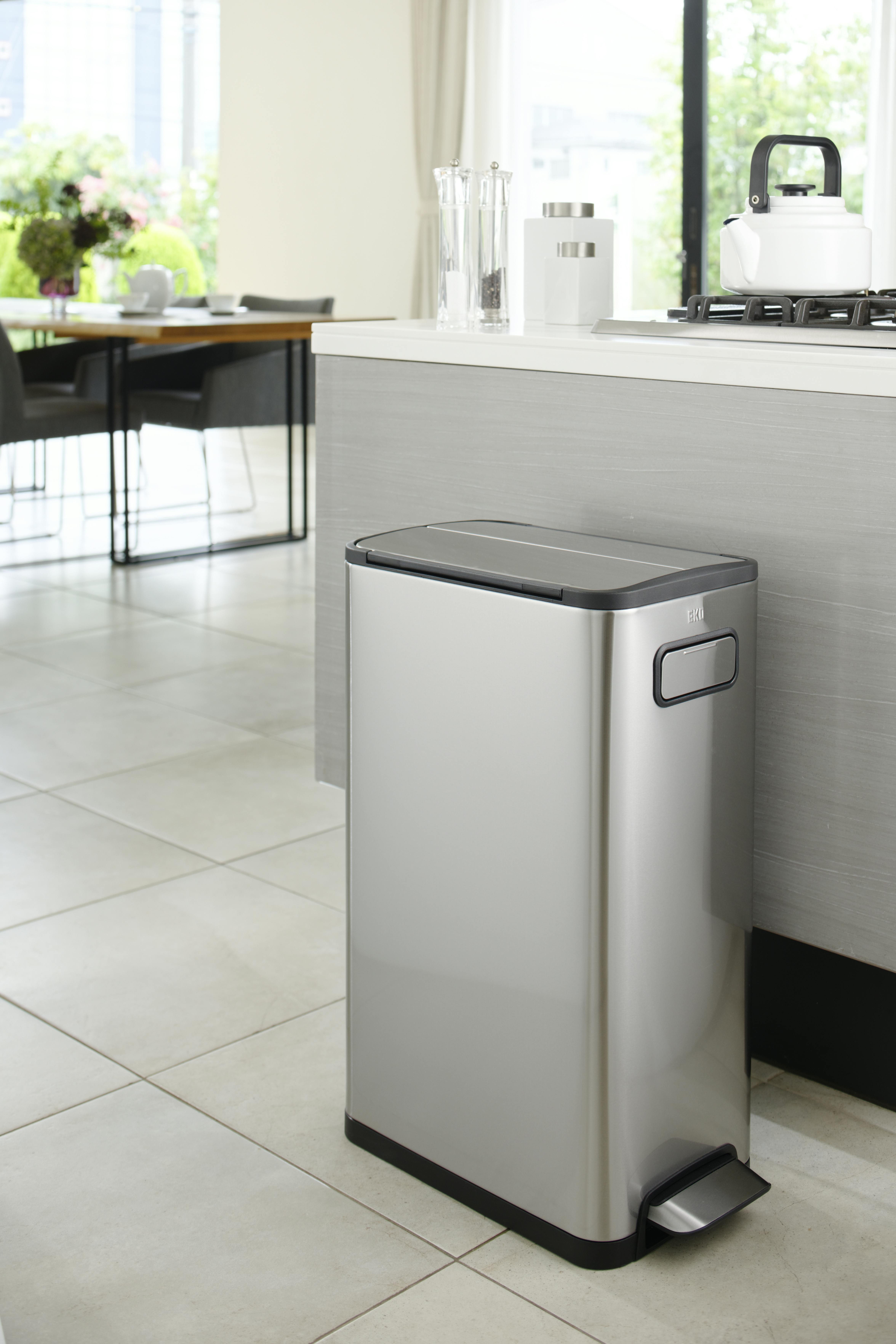 EKOJAPAN EKO エコフライ ステップビン 20L+20L シルバー EKOJAPAN EKO エコフライ ステップビン 20L+20L シルバー