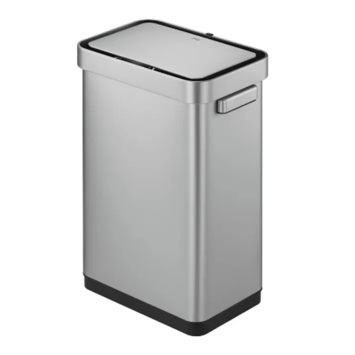 EKOJAPAN EKO デラックスミラージュ Tセンサービン 45L シルバー EK9378MMT-45L ごみ箱 ゴミ箱自動開閉 センサー式45L アルカリ電池式 単3×4本 インナーリング付 6951800660496【別送品】