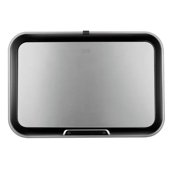 EKOJAPAN EKO デラックスミラージュ Tセンサービン 45L シルバー EK9378MMT-45L ごみ箱 ゴミ箱自動開閉 センサー式45L アルカリ電池式 単3×4本 インナーリング付 6951800660496【別送品】