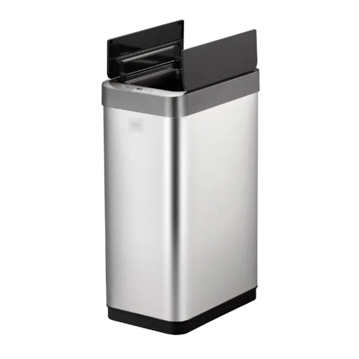 EKOJAPAN EKO ファントム X センサービン 45L インナーなし シルバー EK9261MT-45L ごみ箱 ゴミ箱自動開閉 センサー式45L アルカリ電池式 単3×6本 インナーリング付 6951800669437【別送品】