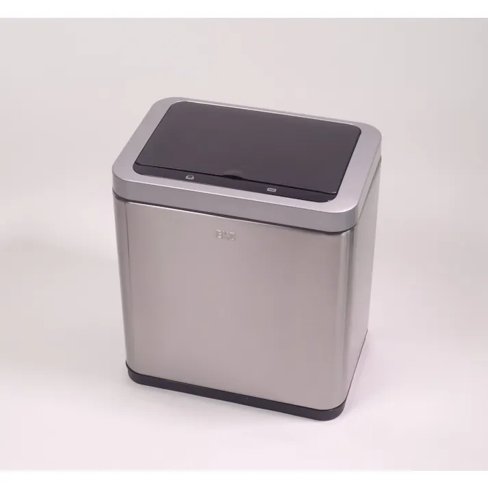 EKOJAPAN EKO ブラビア センサービン 12L シルバー EK9233MT-12L ごみ箱 ゴミ箱自動開閉 センサー式12L アルカリ電池式 単4×4本 インナーボックス付 カウントダウンディスプレー 6951800671065【別送品】