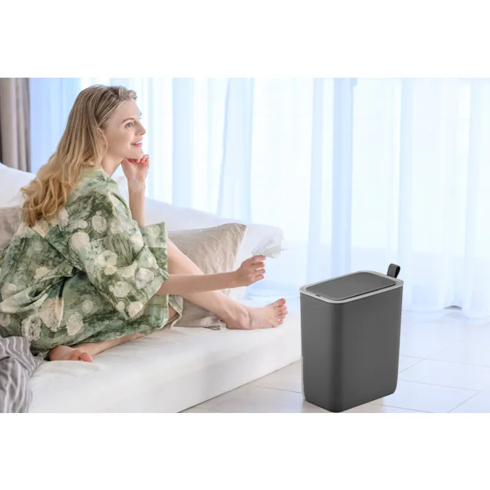 EKOJAPAN EKO モランディ スマート プラスチックセンサービン 8L グレー EK6287-8L-GR ごみ箱 ゴミ箱自動開閉 センサー式8L シリコンシーリング オムツ ニオイ漏れ防止 アルカリ電池式 単4×4本 6951800678682【別送品】