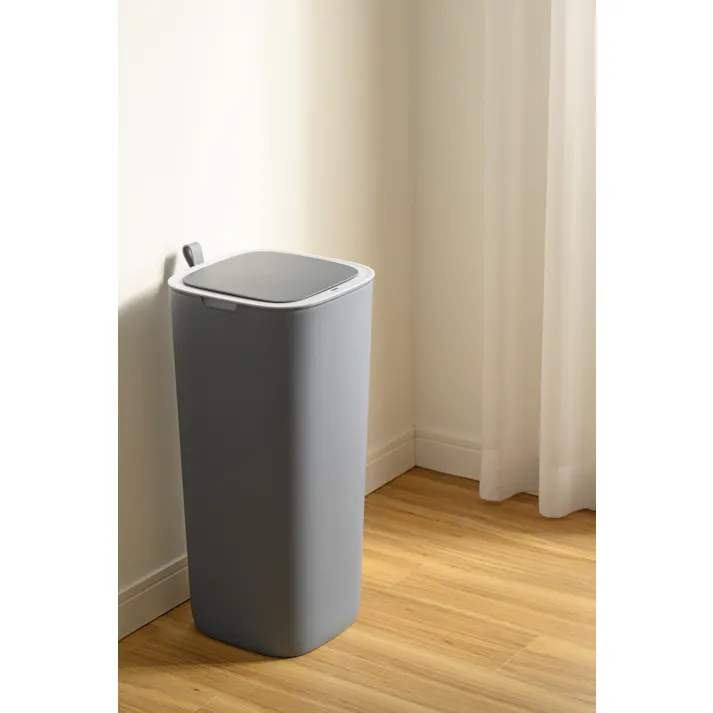 EKOJAPAN EKO モランディ スマート プラスチックセンサービン 30L グレー EK6288-30L-GR ごみ箱 ゴミ箱自動開閉 センサー式30L シリコンシーリング オムツ ニオイ漏れ防止 アルカリ電池式 単3×4本 6951800678705【別送品】