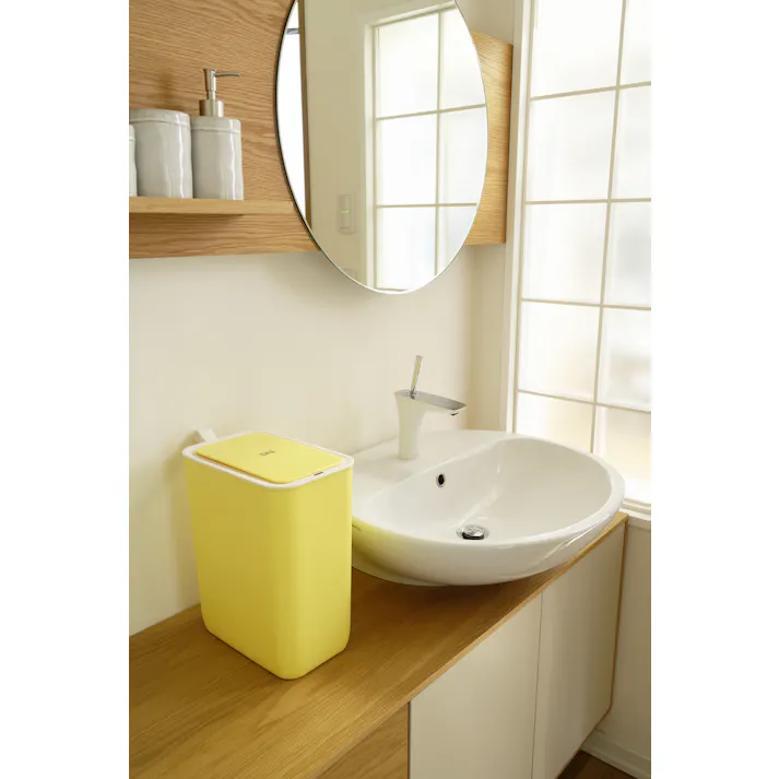 EKOJAPAN EKO モランディ スマート プラスチックセンサービン 8L イエロー EK6287P-8L-YL ごみ箱 ゴミ箱自動開閉 センサー式8L シリコンシーリング オムツ ニオイ漏れ防止 アルカリ電池式 単4×4本 6951800678880【別送品】