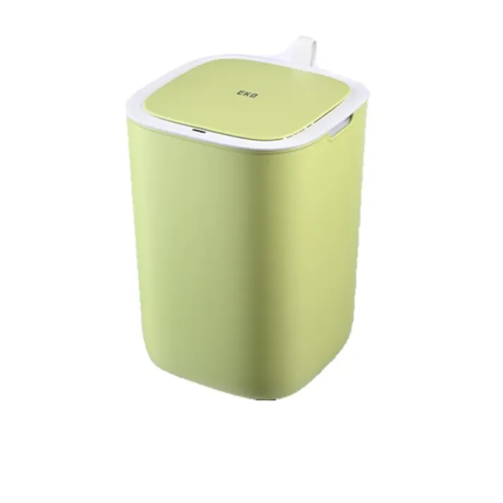 EKOJAPAN EKO モランディ スマート プラスチックセンサービン 12L ライム EK6288P-12L-LI ごみ箱 ゴミ箱自動開閉 センサー式12L シリコンシーリング オムツ ニオイ漏れ防止 アルカリ電池式 単4×4本 6951800678927【別送品】