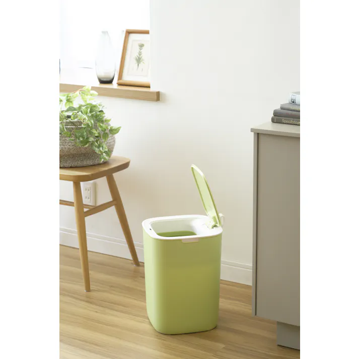 EKOJAPAN EKO モランディ スマート プラスチックセンサービン 12L ライム EK6288P-12L-LI ごみ箱 ゴミ箱自動開閉 センサー式12L シリコンシーリング オムツ ニオイ漏れ防止 アルカリ電池式 単4×4本 6951800678927【別送品】