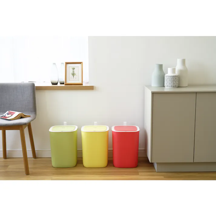 EKOJAPAN EKO モランディ スマート プラスチックセンサービン 12L ライム EK6288P-12L-LI ごみ箱 ゴミ箱自動開閉 センサー式12L シリコンシーリング オムツ ニオイ漏れ防止 アルカリ電池式 単4×4本 6951800678927【別送品】