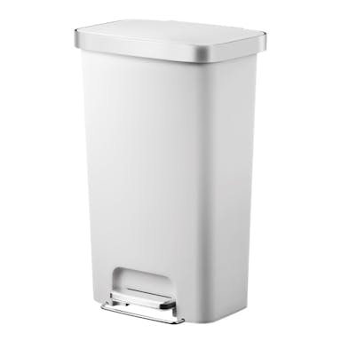 EKOJAPAN (株)  EKO ハナプラスチック ステップビン 45L ホワイト EK6266-45L-WH 6951800685130【別送品】