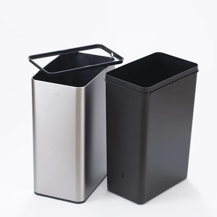 EKOJAPAN ファントムプロセンサービン 35L MMT シルバー EK9577-35L-MMT EKO ごみ箱 ゴミ箱自動開閉 センサー式 アルカリ電池式 単3×2本 インナーボックス付 音が静か 省電力設計 電池残量表示 6951800627086【別送品】