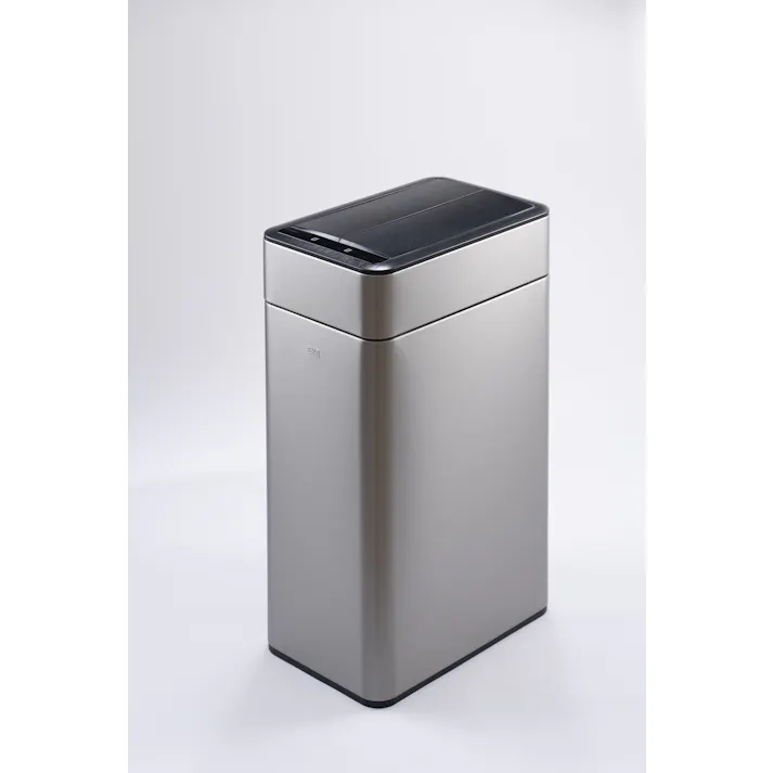 EKOJAPAN ファントムプロセンサービン 50L MMT シルバー EK9577-50L-MMT EKO ごみ箱 ゴミ箱自動開閉 センサー式 アルカリ電池式 単3×2本 インナーボックス付 音が静か 省電力設計 電池残量表示 6951800627116【別送品】
