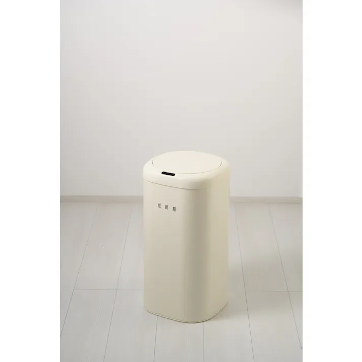 EKOJAPAN モダンヴィンテージセンサービン 28L バニラ EK9184P-28L-VN EKO ごみ箱 ゴミ箱自動開閉 センサー式 アルカリ電池式 単3×4本 昭和レトロ リビング 6951800676183【別送品】