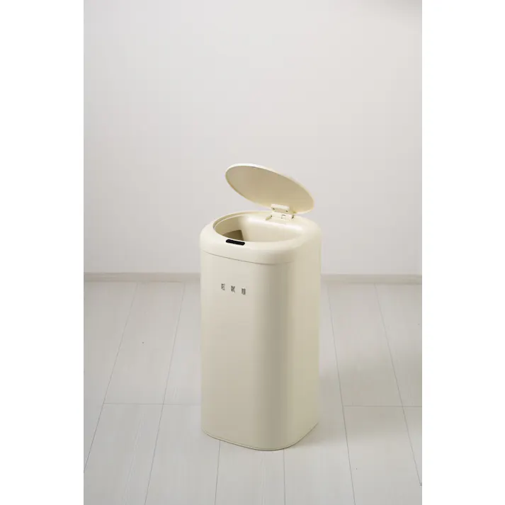 EKOJAPAN モダンヴィンテージセンサービン 28L バニラ EK9184P-28L-VN EKO ごみ箱 ゴミ箱自動開閉 センサー式 アルカリ電池式 単3×4本 昭和レトロ リビング 6951800676183【別送品】