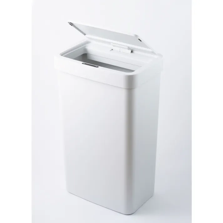 EKOJAPAN ハナセンサービン 50L ホワイト EK6226P-50L-WH EKO ごみ箱 ゴミ箱自動開閉 センサー式 アルカリ電池式 単3×4本 プラスチック 大容量 お手入れ簡単 6951800682306【別送品】