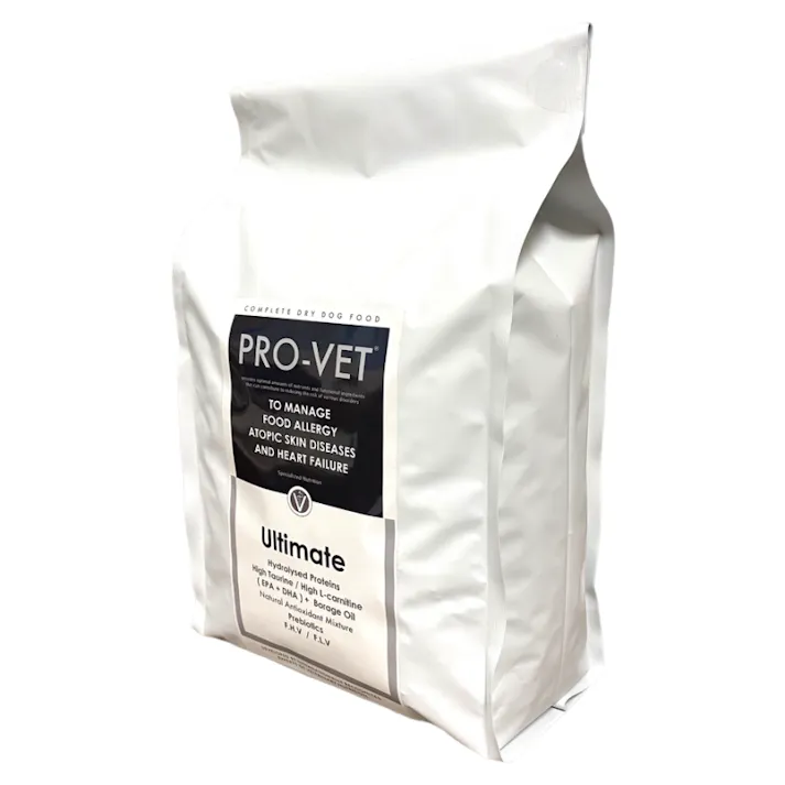 PRO-VET 犬用ウルティメイト(加水分解タンパク・アレルギー)1kg 11091042【別送品】