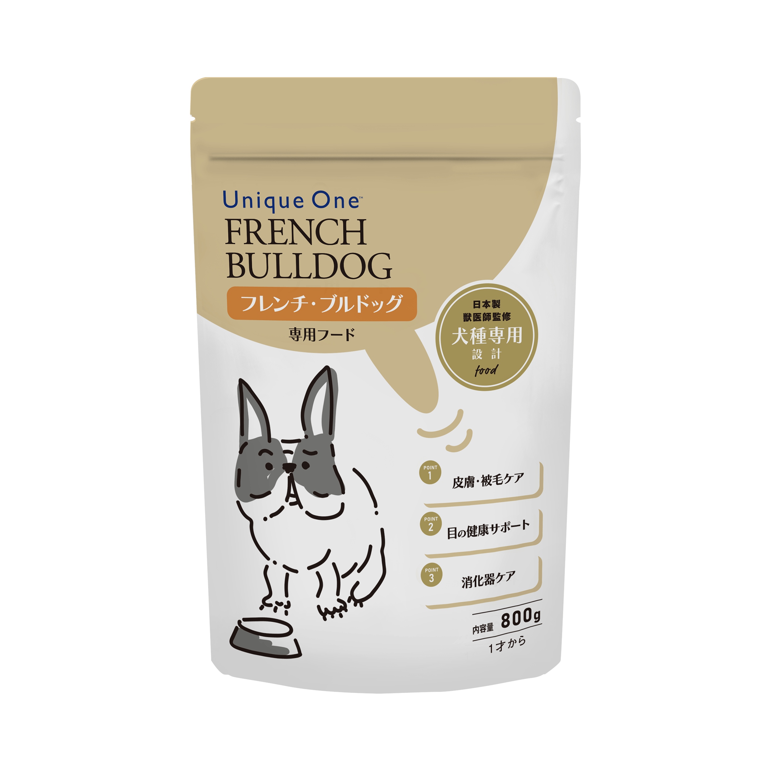 Unique One フレンチ・ブルドッグ 800g 75011012【別送品