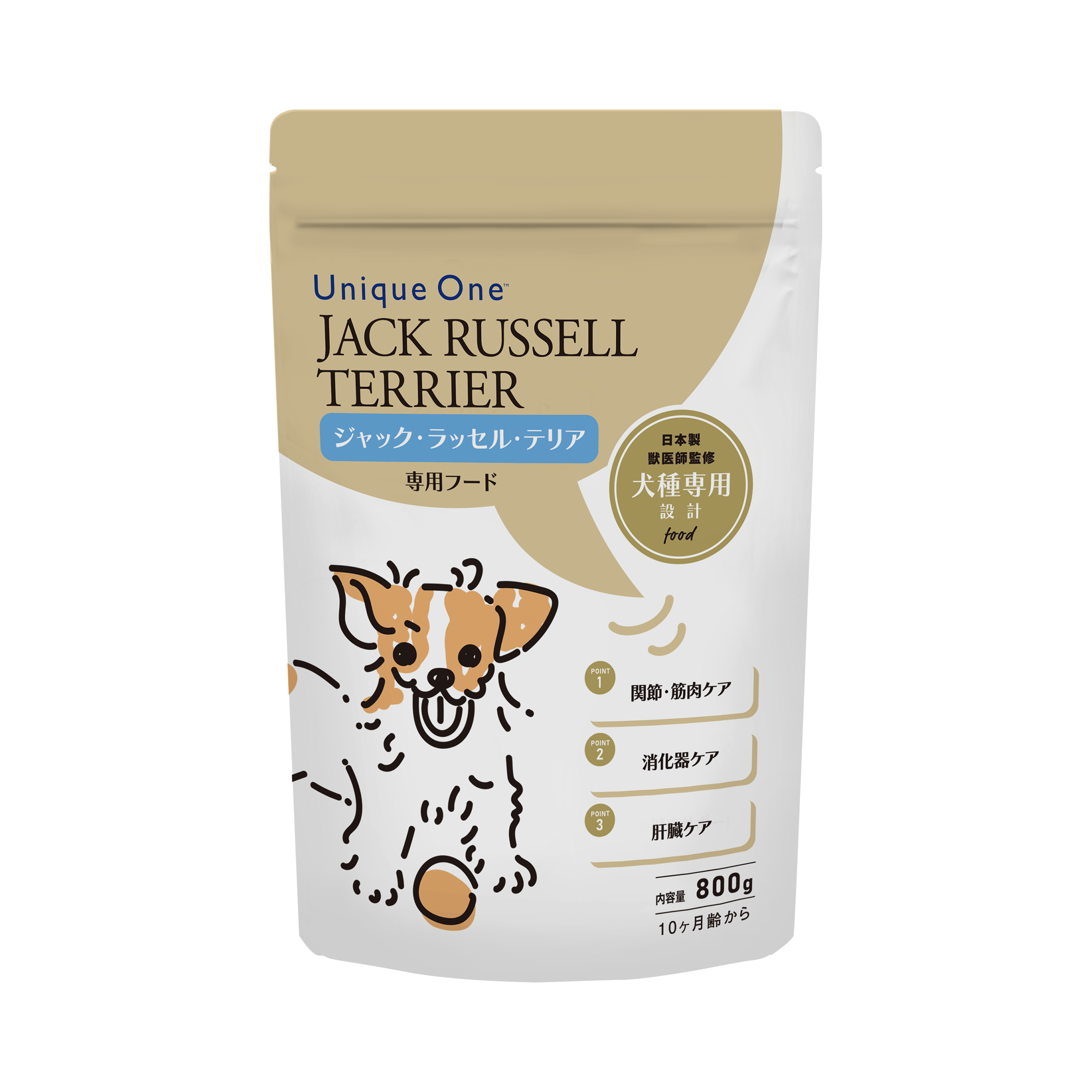 Unique One ジャック・ラッセル・テリア 800g 75011019【別送品