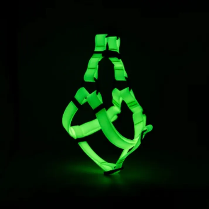 WOOF CONCEPT ウォータープルーフルーメン(クラヤミで光るタイプ)ハーネスS 30036【別送品】