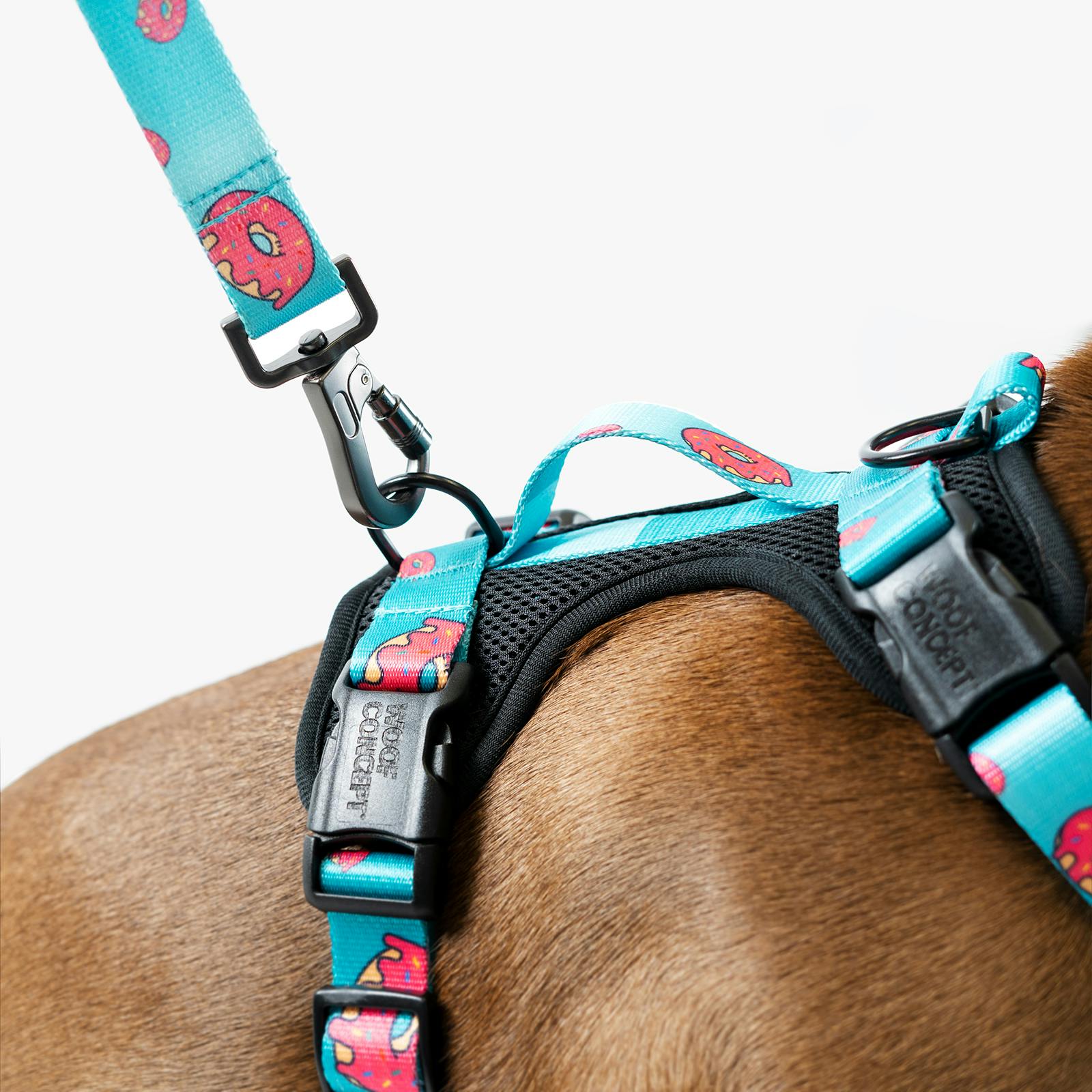 首輪・ハーネス・リード WOOF CONCEPT Aqua Cosmopolitan Leash M WOOF CONCEPT アイコニックファイブオーマックスコントロールハーネスL