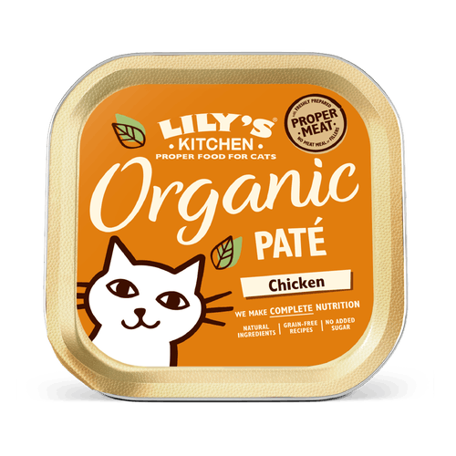 リリーズキッチン オーガニックチキンのディナー・キャット85g CB01 猫用ウェットフード(カップ・トレー) リリーズキッチン オーガニックチキンのディナー・キャット85g CB01 猫用ウェットフード(カップ・トレー)