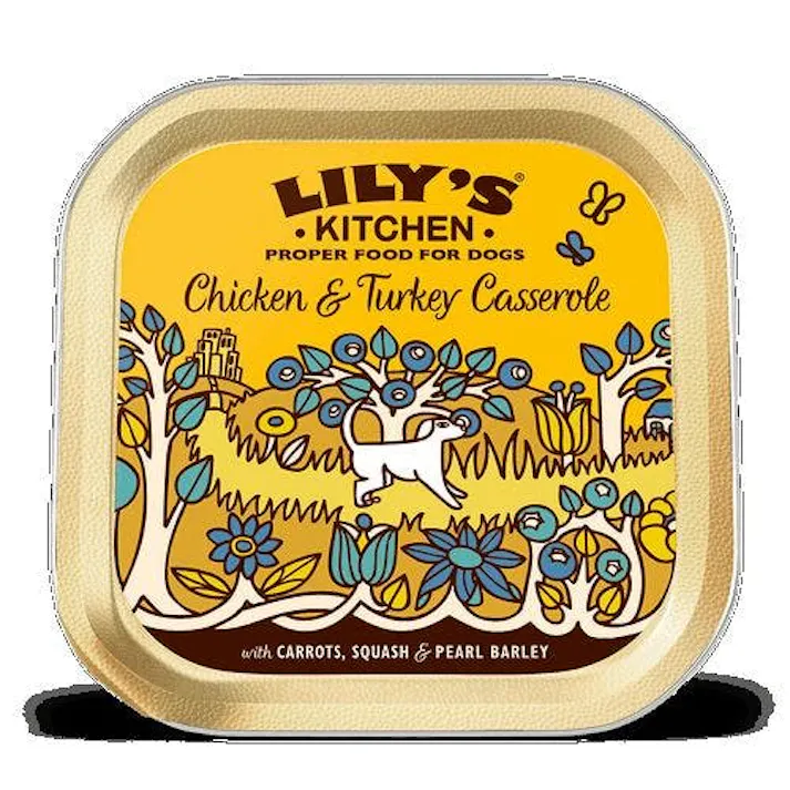 リリーズキッチン チキンとターキーのキャセロール・ドッグ150g D010【別送品】